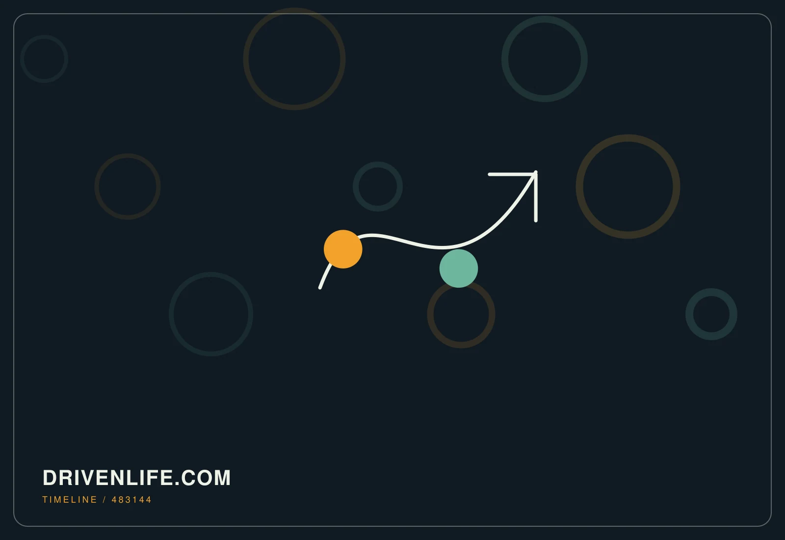 Abstract editorial artwork created for drivenlife.com